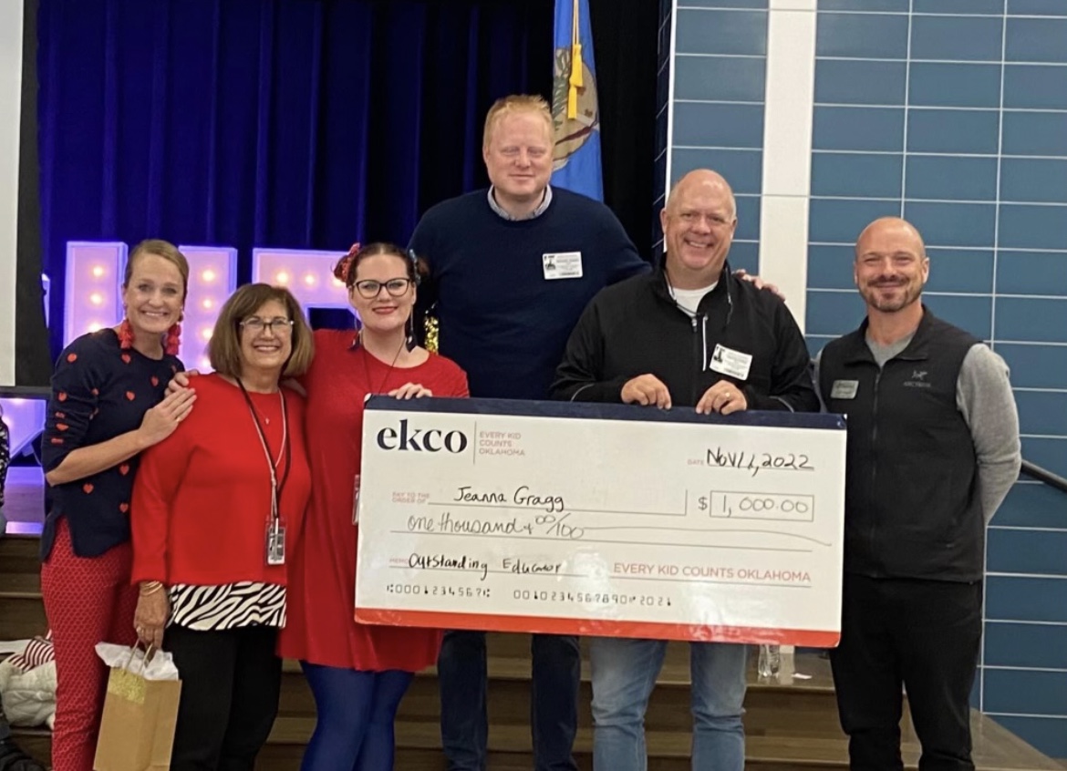 Redbud Elementary teacher awarded $1,000 by Every Kid Counts Oklahoma